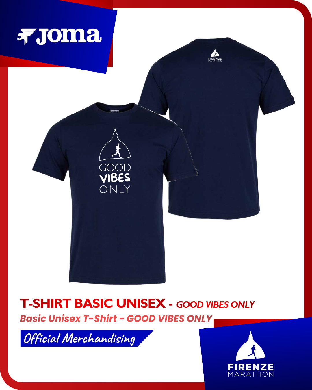 Unisex GOOD VIBES ONLY T-shirt - blue