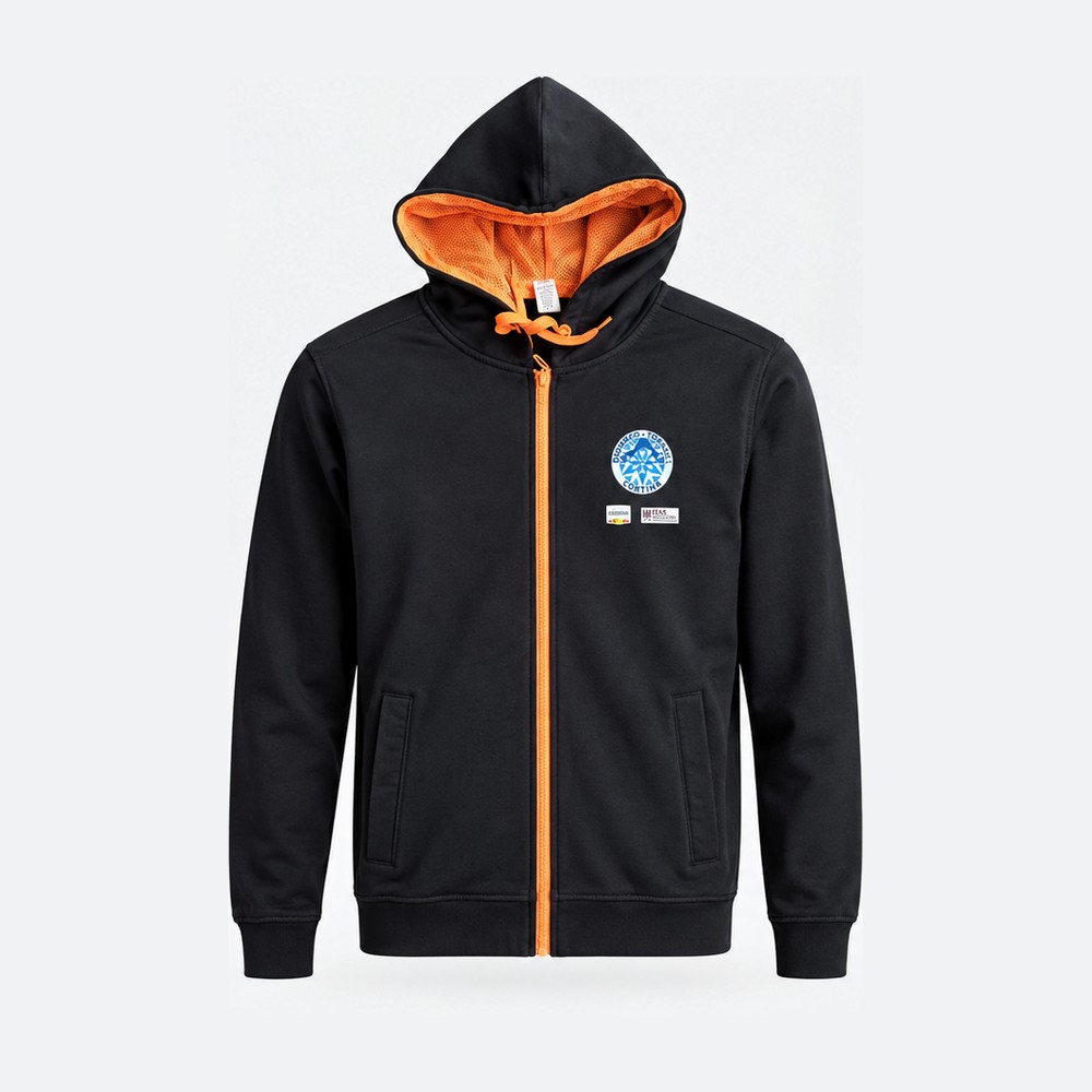 Sweatjacke mit Kapuze und Reißverschluss
